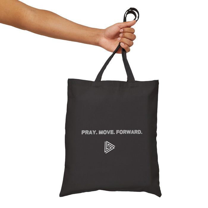 Pray Move Forward Cotton Canvas Tote Bag