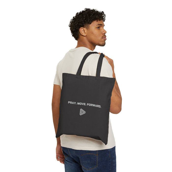 Pray Move Forward Cotton Canvas Tote Bag