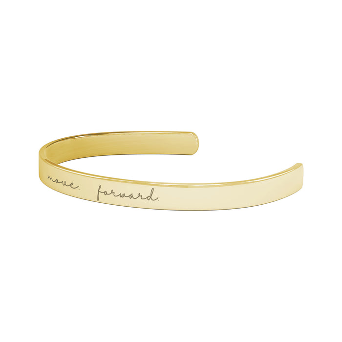 Pray Move Forward Cuff Bracelet
